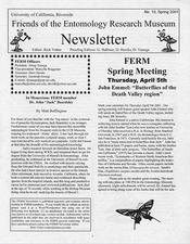 Spring 2001 newsletter cover