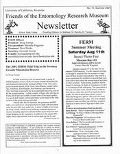 Summer 2001 newsletter cover