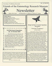 Fall 2001 newsletter cover