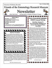 Winter 2003 newsletter cover