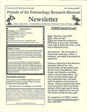 Spring 2007 newsletter cover