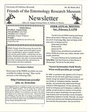 Winter 2013 newsletter cover